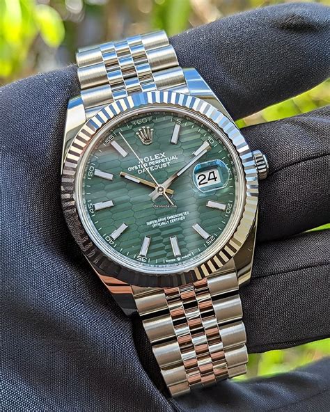 rolex green motif datejust|Rolex Datejust green dial price.